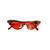 Brille Glamour mit Brillies, rot