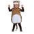 Kinder-Kostüm Tiger Weste mit Kapuze, Einheitsgröße
