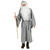 Herren-Kostüm Druide, grau Einheitsgröße