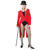 Damen-Kostüm Frack, rot, Gr. 34-36