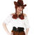 SALE Damen-Bluse Western mit Spitze, wei, Gr. 36-38