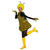 Damen-Kostüm Kesse Biene, Einheitsgröße 36-42