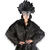 Damen-Kost�m Felljacke schwarz / Rabe, langer Flor mit silbernem Lurex, Gr. S-M