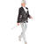 Damen-Kost�m Paillettenjacke bunt, Blazer mit zwei Taschen, Gr. 36 Bild 2