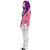 Damen-Kost�m Paillettenjacke Rosa, Blazer mit zwei Taschen, Gr. 36 Bild 3