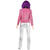 Damen-Kost�m Paillettenjacke Rosa, Blazer mit zwei Taschen, Gr. 36 Bild 4