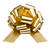 Schleife Gro� zum Dekorieren - Gold - 30 cm