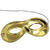 SALE Qualitäts-Maske Stoffbrille, gold
