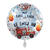 NEU Folienballon Feuerwehr - Mit tat tata ins neue Lebensjahr - ca. 45cm Durchmesser