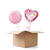 NEU Ballongre Pink Alles Liebe zur Geburt, 2 Ballons