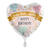 NEU Folienballon - lebe liebe lache Happy Birthday - ca. 45cm Durchmesser