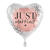 NEU Folienballon - Just Married - ca. 45cm Durchmesser