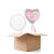 NEU Ballongre Pink Hearts Hip Hip Hurra 6. Geburtstag, 2 Ballons