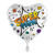 NEU Folienballon - Super Papa - ca. 45cm Durchmesser