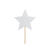Kuchenstecker / Tortenaufsatz / Cupcake-Topper Einhorn - Sterne - 6 St�ck Bild 2