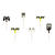 Kuchenstecker / Tortenaufsatz / Cupcake-Topper � Gamer � ca. 6 � 10,5 cm � Set mit 6 St�ck