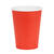 Pappbecher - Rot - 250ml - 6 St�ck - Rot