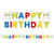 SALE Girlande Happy-Birthday / Herzlichen Glückwunsch Streamers, HAPPY BIRTHDAY, ca. 2 m - Girlande HB Streamers Geburtstag