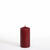 NEU Stumpenkerze, Hhe 10 cm,  5 cm, Farbe: Bordeaux-Rot - Bordeaux