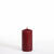 NEU Stumpenkerze, Hhe 10 cm,  5 cm, Farbe: Bordeaux-Rot - Bordeaux