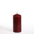 NEU Stumpenkerze, Hhe 13 cm,  6 cm, Farbe: Bordeaux-Rot - Bordeaux