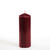 NEU Stumpenkerze, Hhe 16,5 cm,  6 cm, Farbe: Bordeaux-Rot - Bordeaux