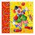 NEU Servietten Clown, 3-lagig, 33 x 33 cm, 20 Stck