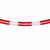 Girlande Gro�raum rot/wei� � 16 cm, 10 m - Rot-Wei�