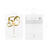Kuchenstecker / Tortenaufsatz / Cake-Topper 50. Geburtstag - Gold, ca. 20,5 cm Bild 4
