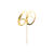 Kuchenstecker / Tortenaufsatz / Cake-Topper 60. Geburtstag - Gold, ca. 21 cm