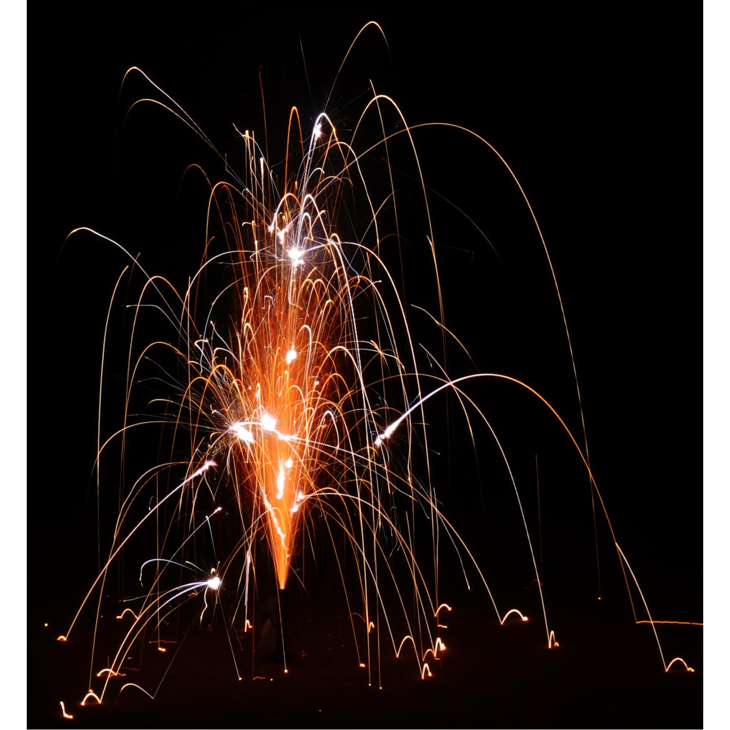 NEU Feuerwerk Sommer-Fontänen Vulkane, 5er Pack Bild 3
