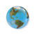 Luftballon Helium-Bubble Planet Earth, ca. 50cm - Luftballon Planet Erde