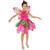 NEU Kinder-Kostüm Waldfee, Kleid mit Flügeln, pink, Gr. 128 - Größe 128