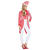 SALE Damen-Kostüm Frack rot-weiß, Gr. 46