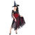 SALE Damen-Kostm Hexe Amber, Kleid schwarz-rot, Gr. 40