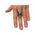 SALE Ring Pirat mit Totenkopf, grenverstellbar