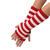 NEU Armstulpen geringelt in rot und wei�