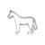 SALE Ausstechform Pferd, Edelstahl, 8 cm