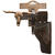 SALE Cowboygrtel Longhorn, 1 Tasche, antikbraun