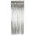 SALE Vorhang Lametta Metallic silber, 244 x 91 cm