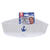 US-Matrosenmtze Doughboy, wei / blau, mit Anker Bild 2