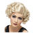 Percke Damen Kurzhaar Bob Pagenkopf mit Wassenwelle, Charlston 20er, Flirty Flapper, blond - mit Haarnetz Bild 2