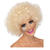 Perücke Unisex Damen Super-Riesen-Afro Locken, blond
