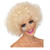 Percke Unisex Damen Super-Riesen-Afro Locken, blond