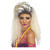 Perücke Damen Langhaar mit tupierten Pony 80er-Jahre gelockt gekreppt, blond - mit Haarnetz Bild 2