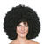 NEU Percke Unisex Super-Riesen-Afro Locken, schwarz Bild 2