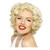 Percke Damen Kurzhaar Marilyn Monroe, blond - mit Haarnetz Bild 2