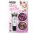 Moon Creations Glitzer-Schminkstreu Set grob, mit Fixiergel 10ml, je 3g rose-gold und pink - Set Ros-Gold & Pink