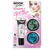 Moon Creations Glitzer-Schminkstreu Set grob, mit Fixiergel 10ml, je 5g grn und blau - Set Grn & Blau