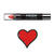 SALE Moon Creations Neon UV-Schminkstift, 3.5g, rot - Rot